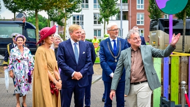 Drenthe: Zijne Majesteit de Koning en Hare Majesteit Koningin Máxima brengen dinsdag
8 september een streekbezoek aan de Kop van Drenthe. Het Koninklijk Paar bezoekt de
gemeenten Noorderveld, Tynaarlo en Assen.   COPYRIGHT MARCEL JURIAN DE JONG
