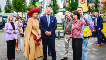 Drenthe: Zijne Majesteit de Koning en Hare Majesteit Koningin Máxima brengen dinsdag
8 september een streekbezoek aan de Kop van Drenthe. Het Koninklijk Paar bezoekt de
gemeenten Noorderveld, Tynaarlo en Assen.   COPYRIGHT MARCEL JURIAN DE JONG