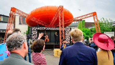 Drenthe: Zijne Majesteit de Koning en Hare Majesteit Koningin Máxima brengen dinsdag
8 september een streekbezoek aan de Kop van Drenthe. Het Koninklijk Paar bezoekt de
gemeenten Noorderveld, Tynaarlo en Assen.   COPYRIGHT MARCEL JURIAN DE JONG