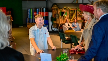 Drenthe: Zijne Majesteit de Koning en Hare Majesteit Koningin Máxima brengen dinsdag
8 september een streekbezoek aan de Kop van Drenthe. Het Koninklijk Paar bezoekt de
gemeenten Noorderveld, Tynaarlo en Assen.   COPYRIGHT MARCEL JURIAN DE JONG