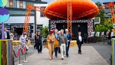 Drenthe: Zijne Majesteit de Koning en Hare Majesteit Koningin Máxima brengen dinsdag
8 september een streekbezoek aan de Kop van Drenthe. Het Koninklijk Paar bezoekt de
gemeenten Noorderveld, Tynaarlo en Assen.   COPYRIGHT MARCEL JURIAN DE JONG